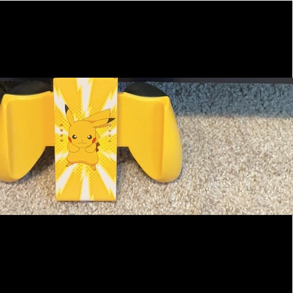 Nintendo Yellow Controller with Pikachu Design